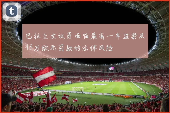 巴拉圭女议员面临最高一年监禁及45万欧元罚款的法律风险
